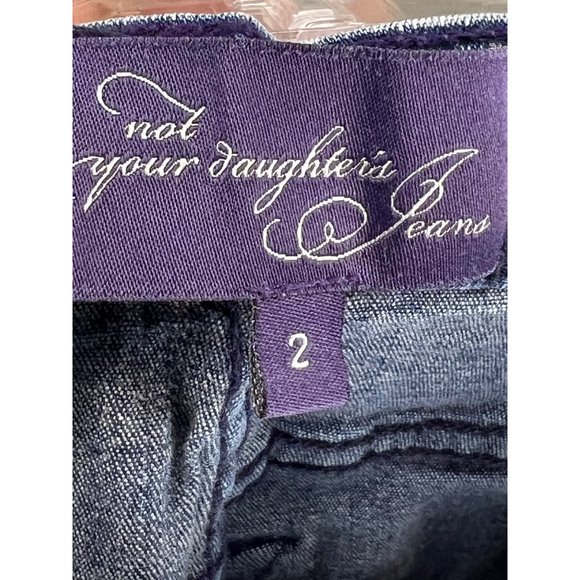 Not your daughters jeans women’s size 2 capris lift and tuck technology stretch - Picture 9 of 13
